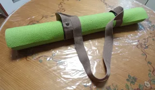 Esterilla Yoga Pilates Verde con Correa