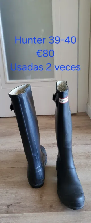 Botas Hunter Talla 39-40 Negras