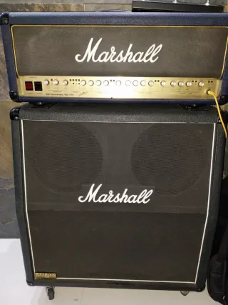 Marshall 6100 Azul Coluna 1960A Preta