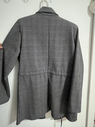 Chaqueta H&M cuadros gris