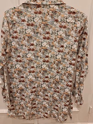 Camisa flores mujer NYMPHAEA multicolor