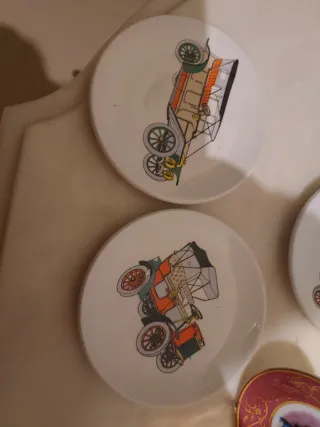 11 Piatti Miniatura Antichi Decorativi Pocillo