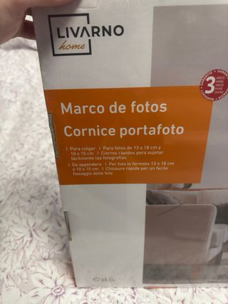 Marco de fotos FAMILY blanco