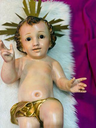 Niño JesúsXLL tipología olot 45 cm antiguo