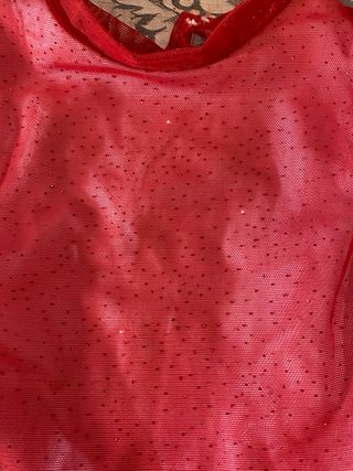 Malla patinaje artístico roja talla 8