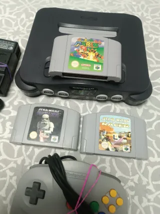 Nintendo 64. Duo Star Wars + Mario 64. PAL EUR