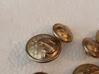 Lote de 11 Botones Antiguos militar militares