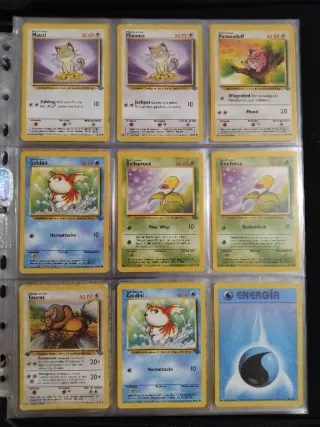 Lote Cartas Pokémon Base Set