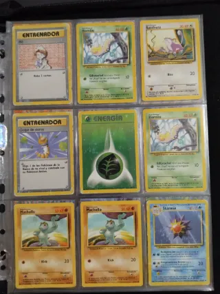 Lote Cartas Pokémon Base Set