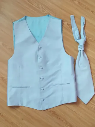 Traje de chaqueta azul ceremonia Talla L
