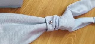 Traje de chaqueta azul ceremonia Talla L