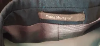 Traje de chaqueta azul ceremonia Talla L