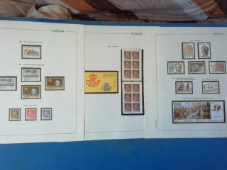 Sellos España 1987, 1988 y 1989.