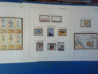 Sellos España 1987, 1988 y 1989.
