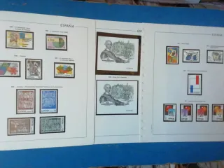 Sellos España 1987, 1988 y 1989.
