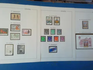 Sellos España 1987, 1988 y 1989.