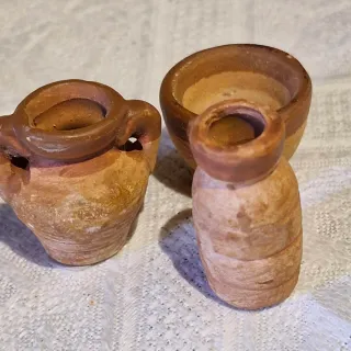 Set 3 miniature ceramica antica