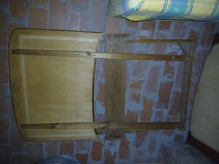 Mesa antigua extensible de madera