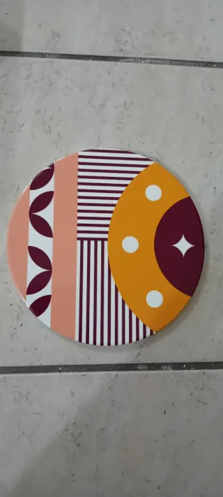 Sottopentola rotondo decorato