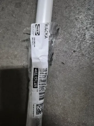 Barra Cortina IKEA RACKA 210-385cm