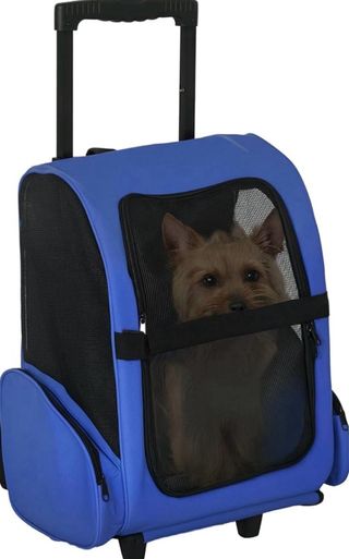 Mochila/Transportín con ruedas. Perro Gato Pequeño