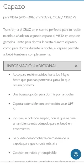 Capazo Uppababy Cruz/Vista Gris