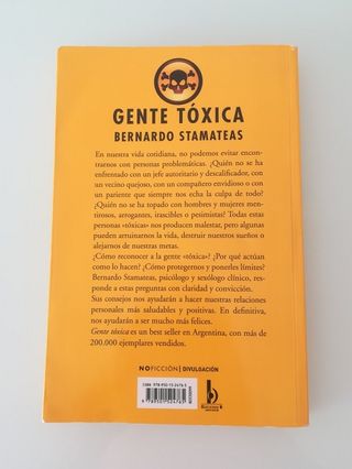 Libro GENTE TÓXICA de Bernardo Stamateas