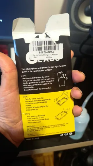 Samsung A52s 5G como novo c/ 2 capas e 4 películas