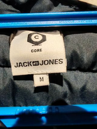 Chaqueta Jack&Jones acolchada gris y azul Talla M