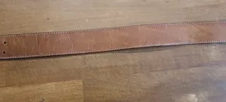 Cintura in cuoio marrone