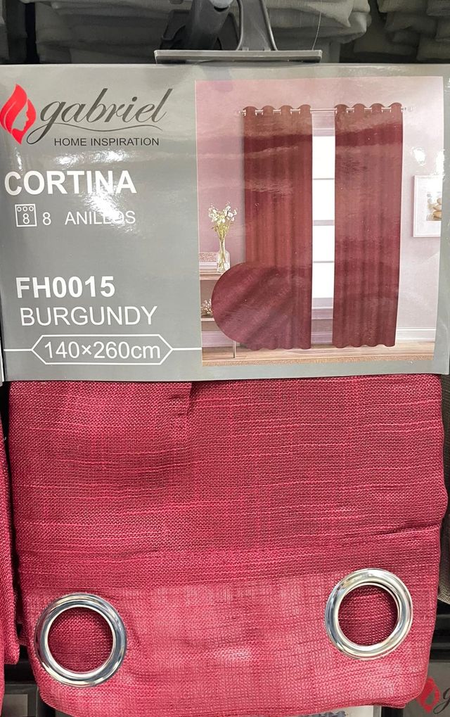 Cortinas Gabriel 2 uds 140x260cm