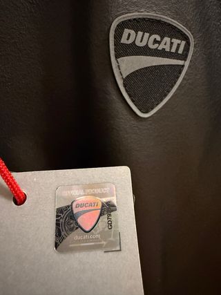 Chaqueta Cuero Ducati Negra