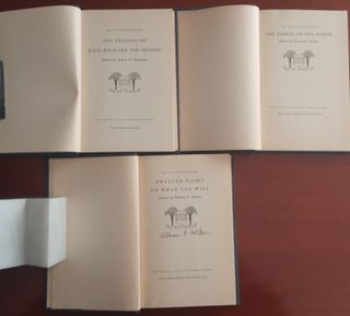 Lote 3 libros The Yale Shakaspeare (años 50)