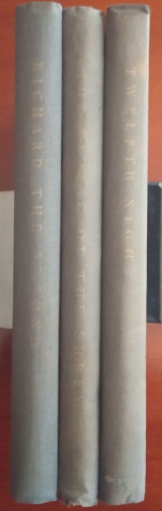 Lote 3 libros The Yale Shakaspeare (años 50)