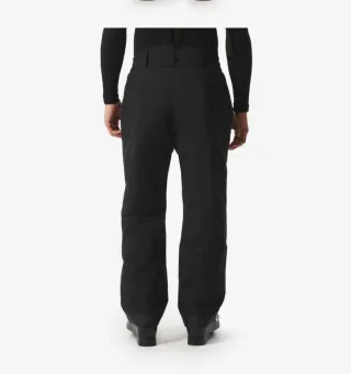 Pantalón de esquí Wedze SNB100 Negro doble forro.