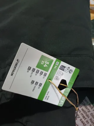 Pantalón de esquí Wedze SNB100 Negro doble forro.