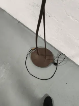 Lámpara de pie incompleta Forja 170cm alto