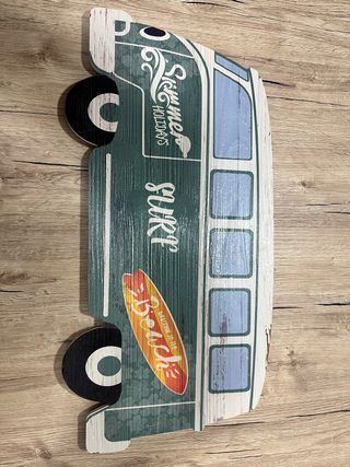 Decoración pared furgoneta Surf