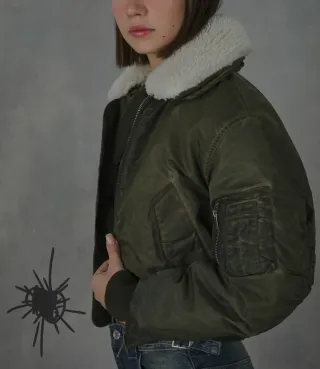 Cazadora Zara Bomber Cropped XS