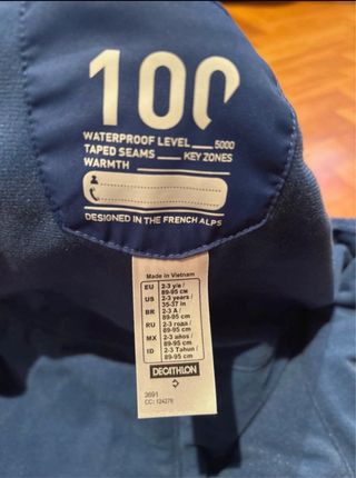 Pantalón nieve niño niña