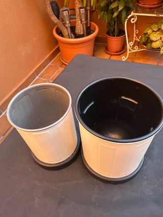 2 Contenedores Utensilios Baño