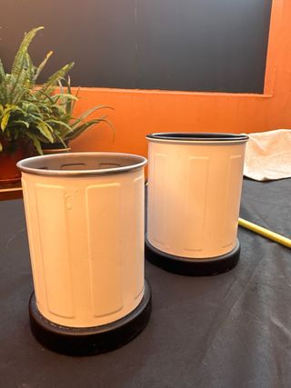 2 Contenedores Utensilios Baño