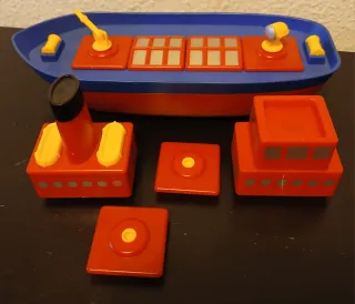 Barco de juguete magnético