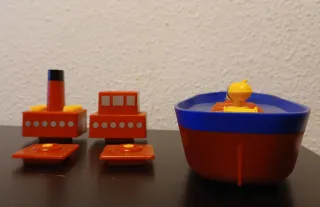 Barco de juguete magnético