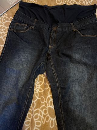 Pantalon vaquero premama talla 46/48