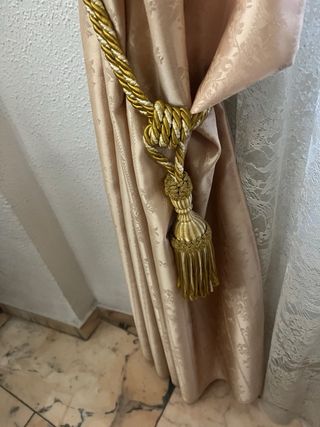 Cortina Vintage Beige/Dorado