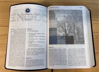 Biblia de Estudio RVR 1960 piel negra