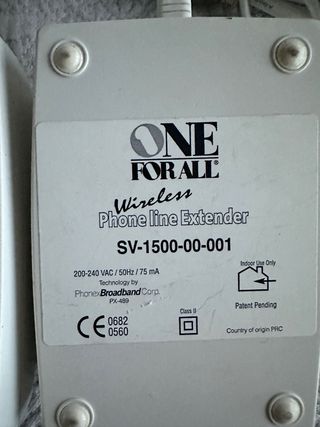 One For All SV-1500-00-001 Extensor Teléfono Inalá