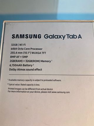 Samsung Tab A Tablet