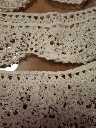 Lote de puntillas de encaje blanco